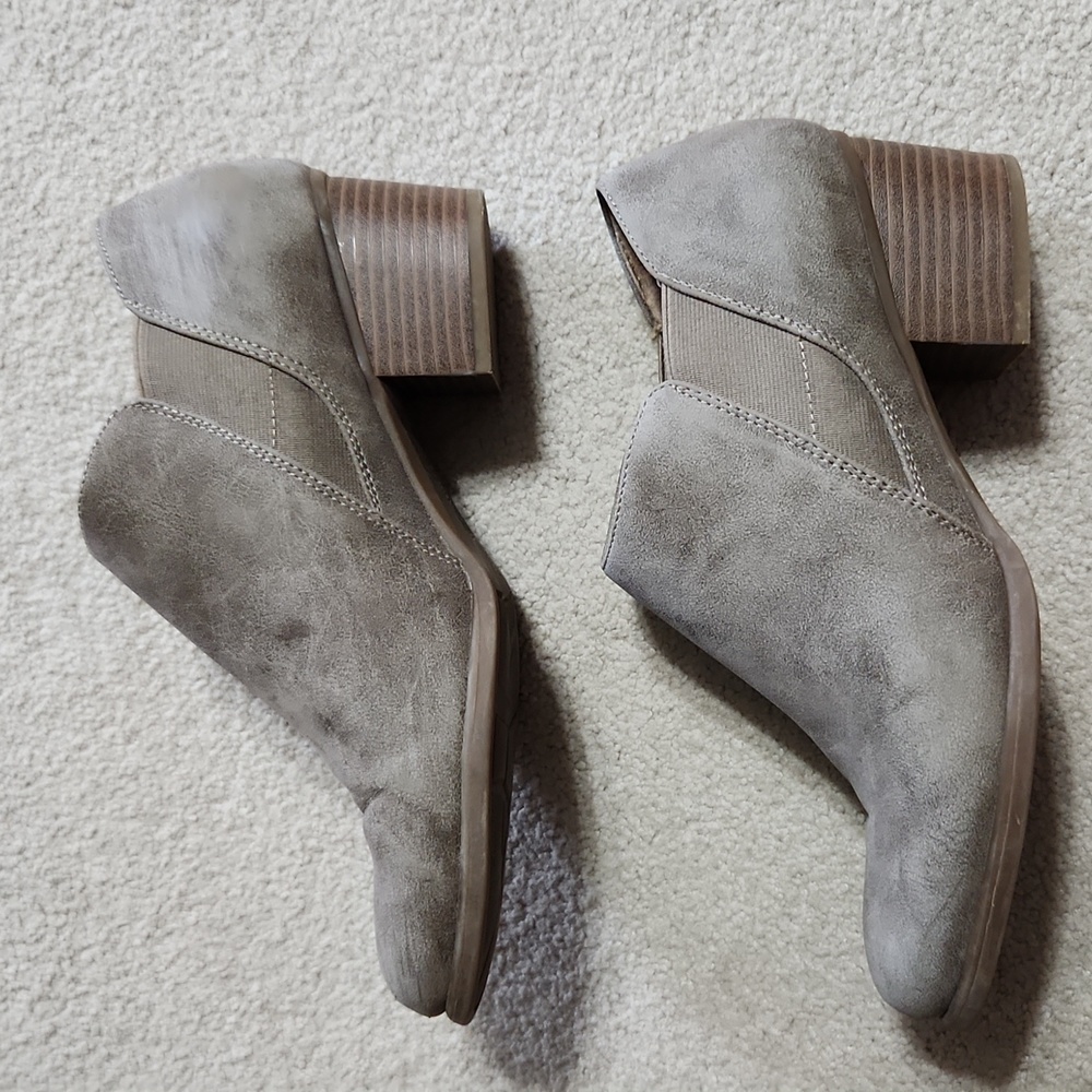 Naturalizer Soul Ankle Tan/Gray Boots - 7.5